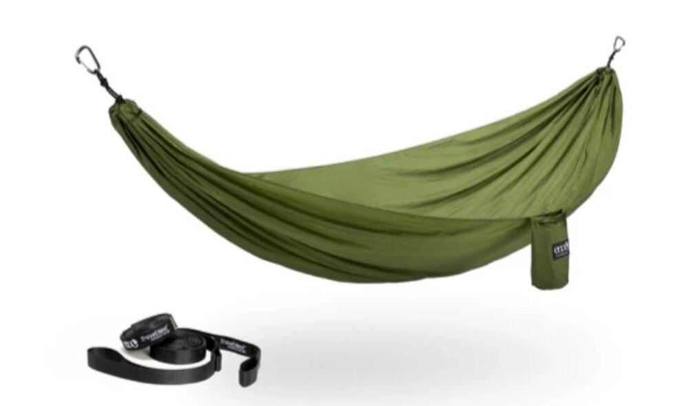 NEW ENO Eagle's Nest Outfitters TravelNest Hammock + Straps Combo Moss Green